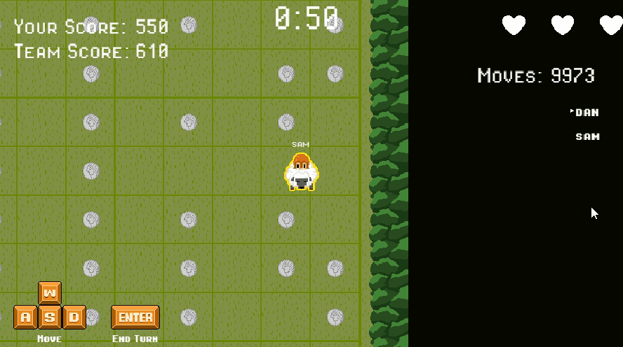 A PNG of a player escaping on the boat